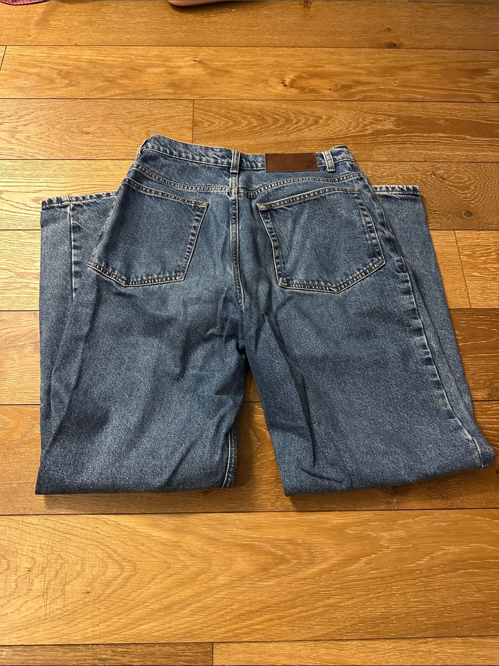 Woman’s Vintage Denim Jeans in Blue Wash